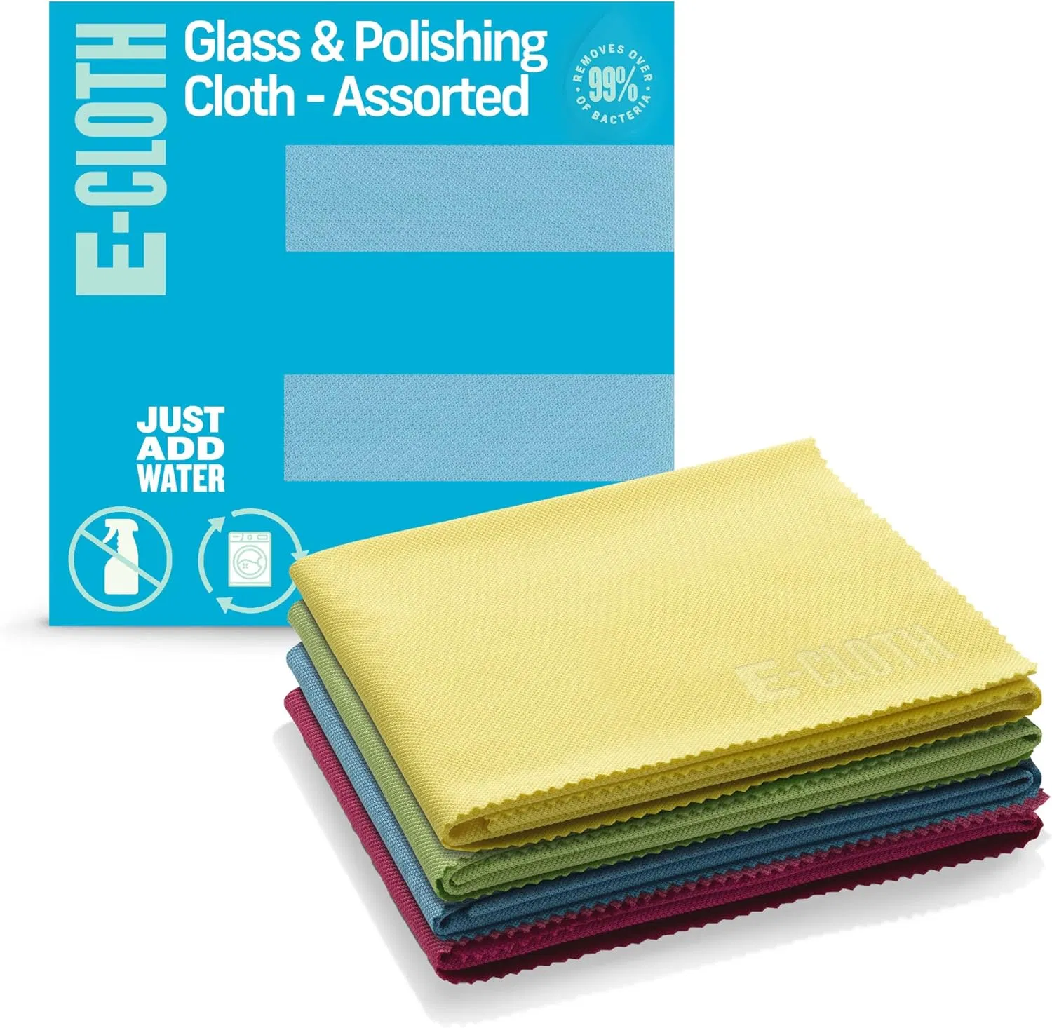 Customizable Color Washable Reusable Mirror Cleaning Edgeless Microfiber Cloth