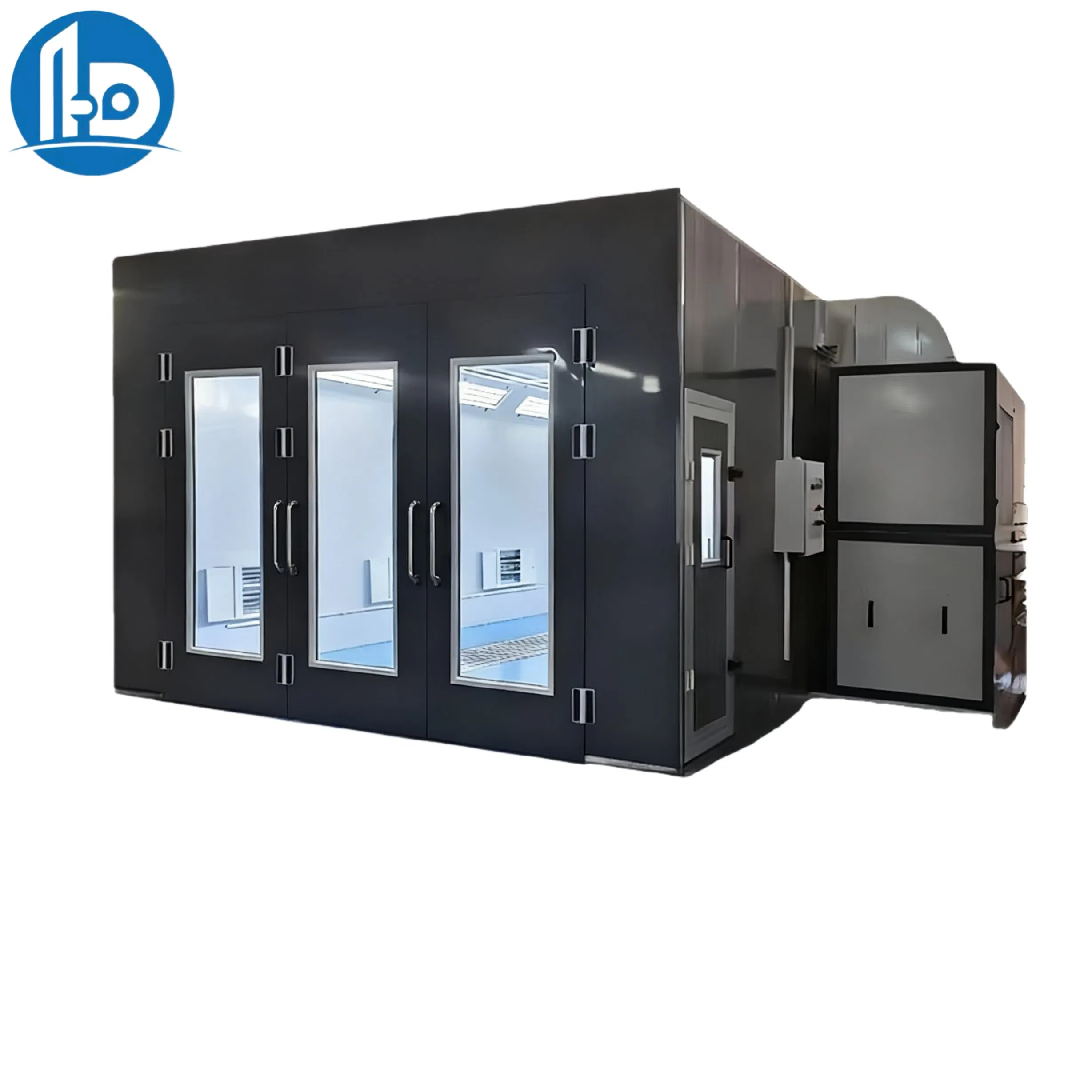 Eco Friendly Low Waste Spray Booth for Small Scale Wooden Furniture Refinishing Shops Reusable Paint Filtration and Energy Saving Ventilation Fans