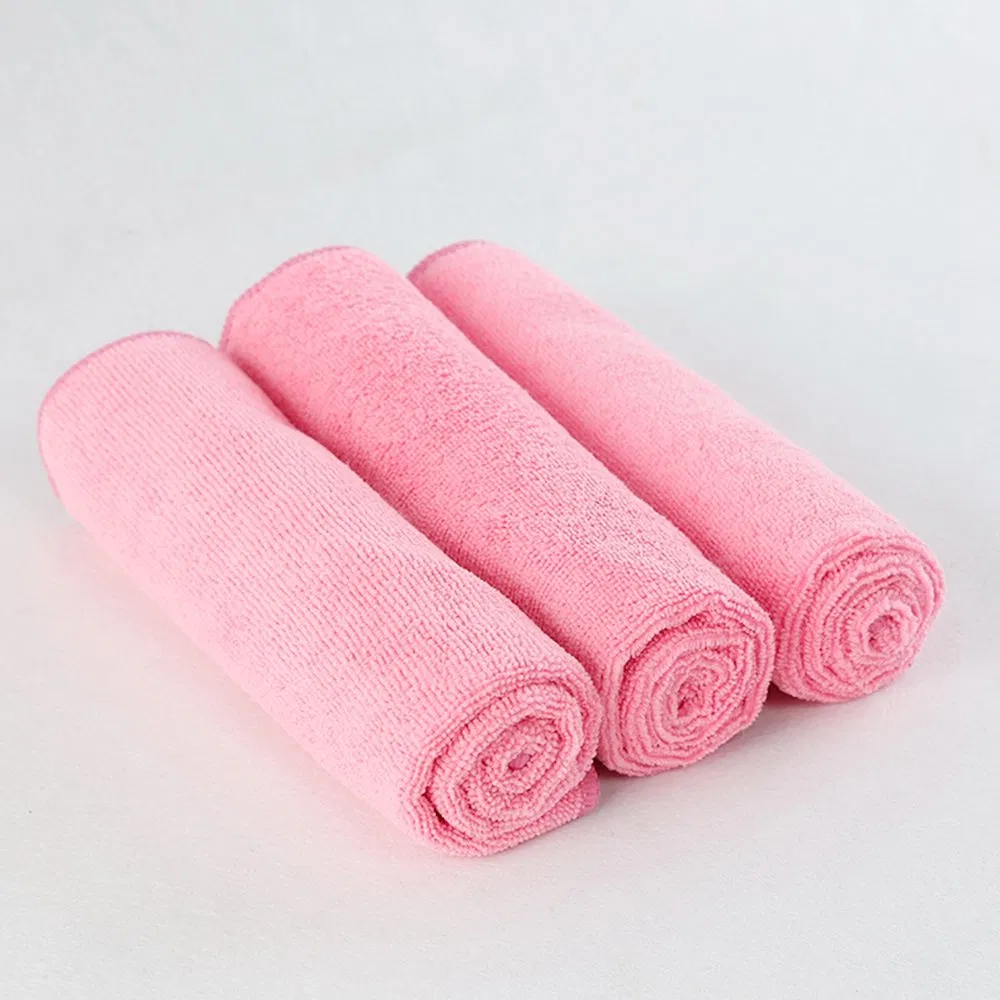 Microfiber Cleaning Cloth Colorful Reusable Microfiber Cloth for Car Kitchen Bathroom Household