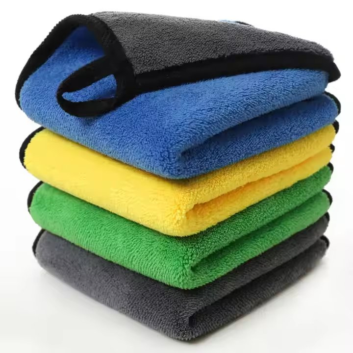 High Quality Thicken Microfiber Car Detailing Polishing Water Absorbent Coral Fleece Cleaning Towel