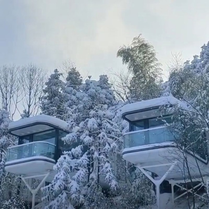 Dxh Manufacture Custom Prefab Outdoor Disassembled Container Home Office Pod Apple Cabin