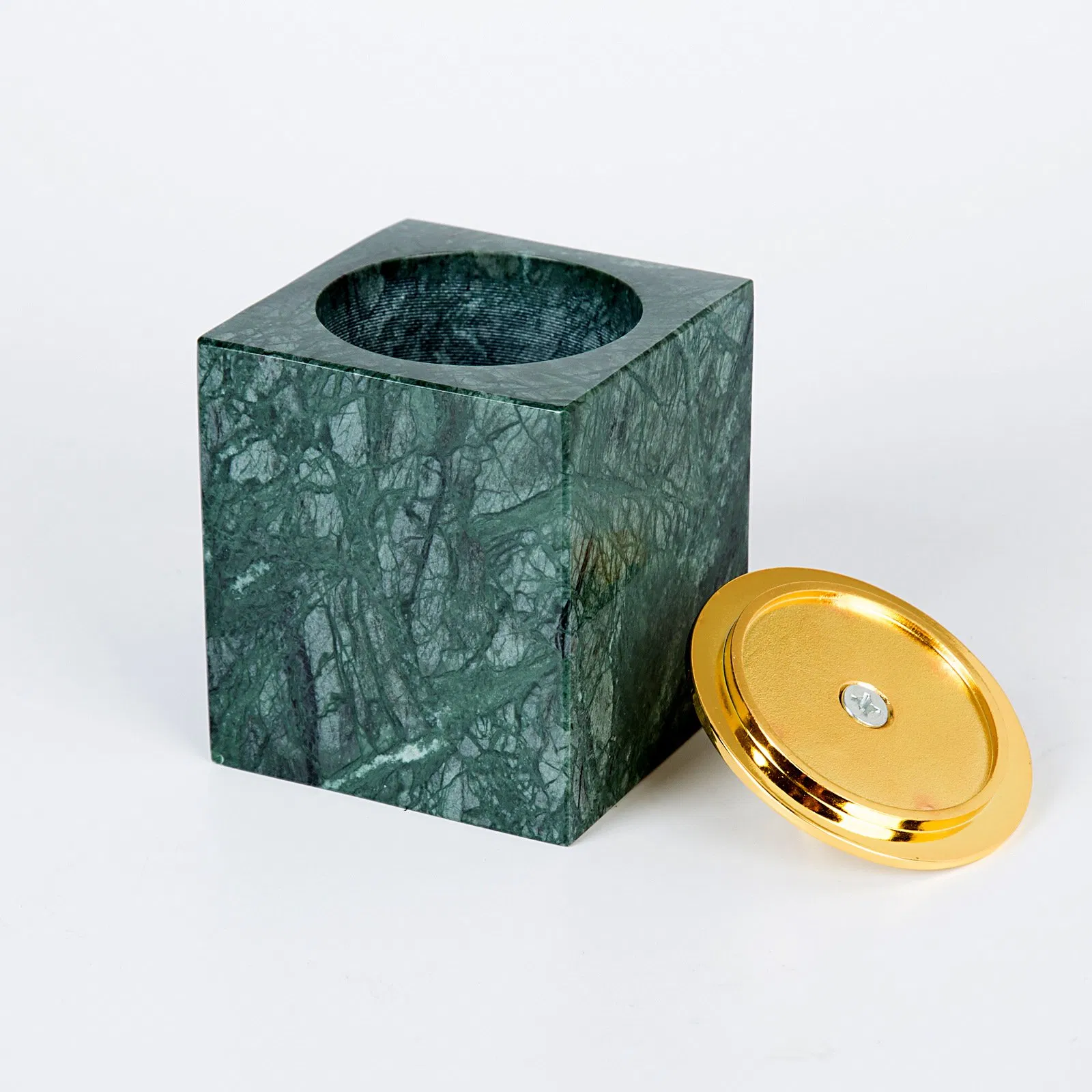 Luxurious Green Marble Stone Bathroom Accessories Set