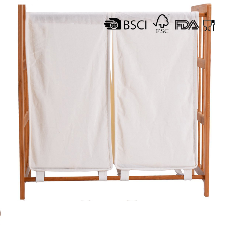 Eco-Friendly Bamboo Laundry Hamper for Stylish Home Storage