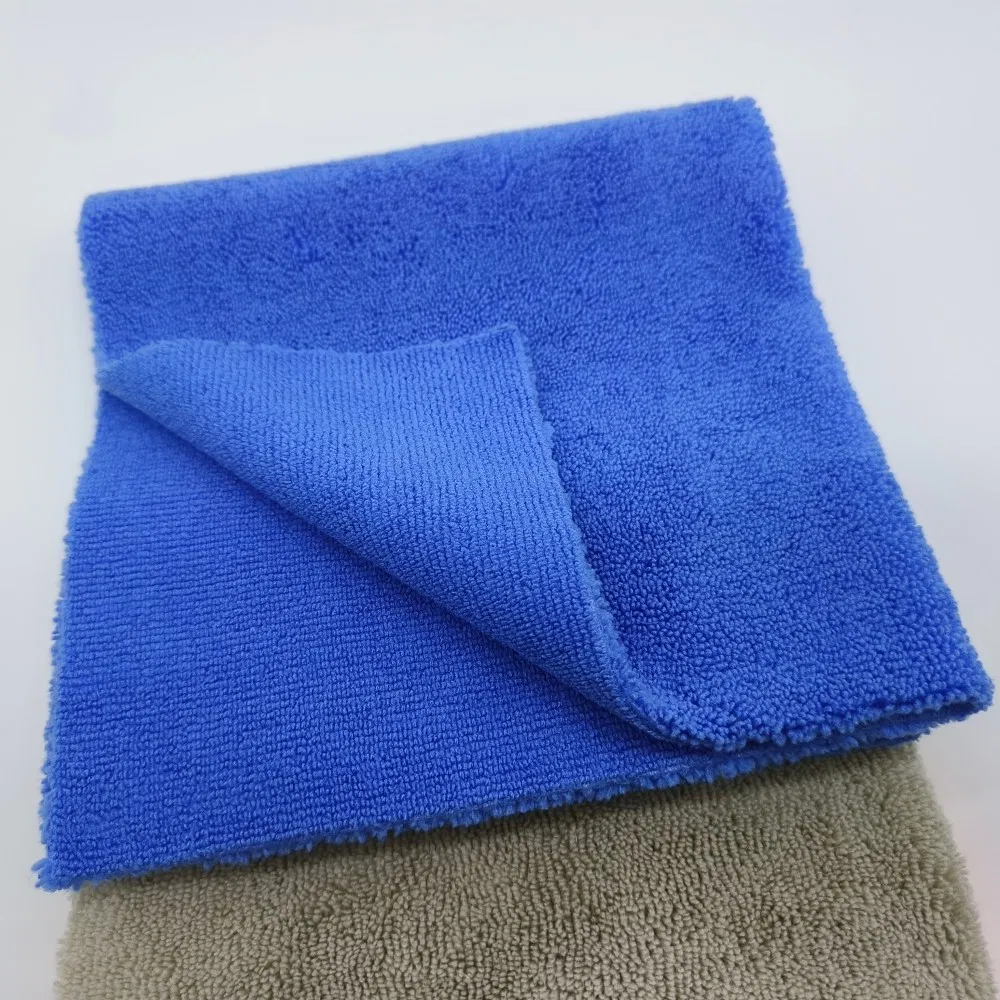 Microfiber Long-Short Pile Cleaning Cloth for Car Polishing and Washing, Drying, Cutting Edgedesign, Lint-Free and Durable, Reusable