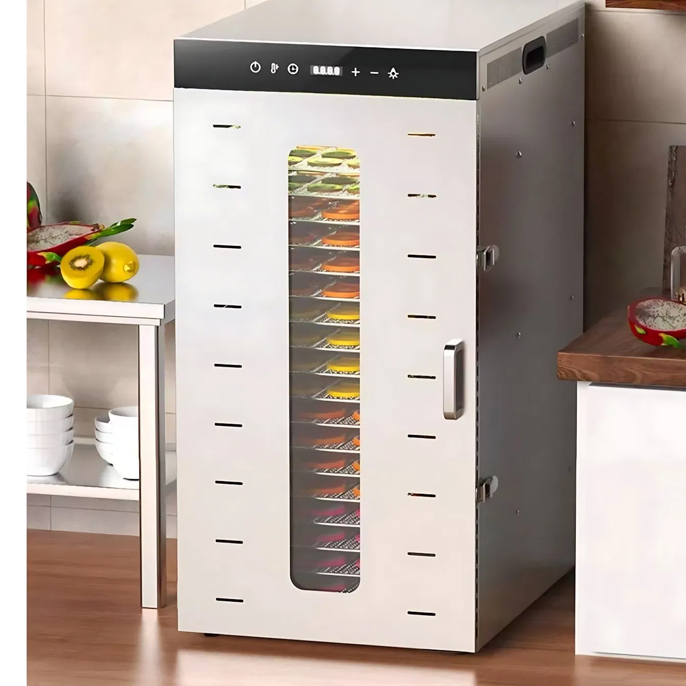 Electric Fruit Dryer Machine with Energy Efficient Heating Element