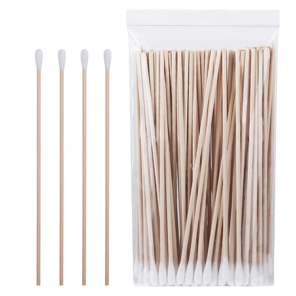 Biodegradable Cotton Swabs Natural Bamboo Wood Stick Daily Ear Cleaning Coton Tige for Baby Care