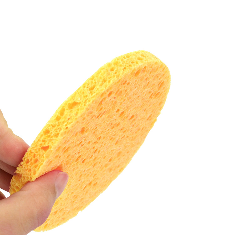 Topeco Face Cleaning Compressed Wood Pulp Biodegradable Facial Cellulose Sponge