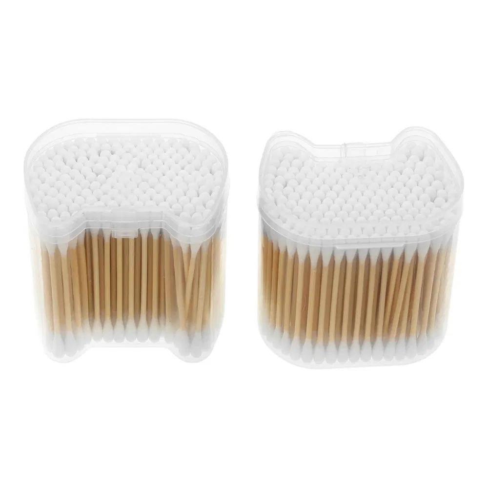 Lightweight Disposable Bamboo Stick Biodegradable Cotton Swab for Keyboard Crevice Cleaning