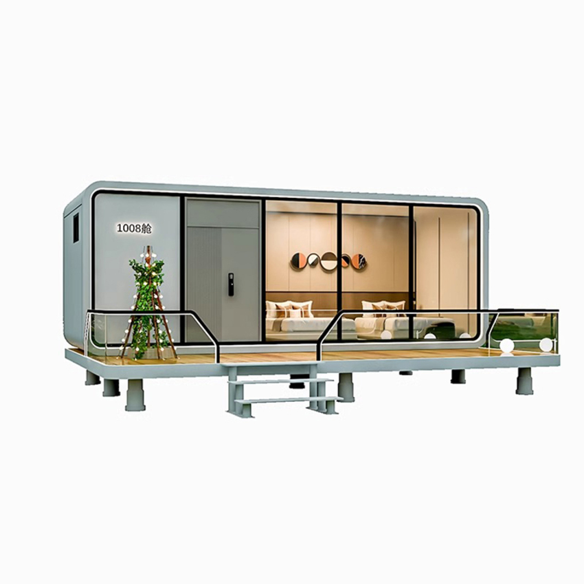 Outdoor Modern Prefab Tiny House Mobile Office Pod Apple Cabin Container Home