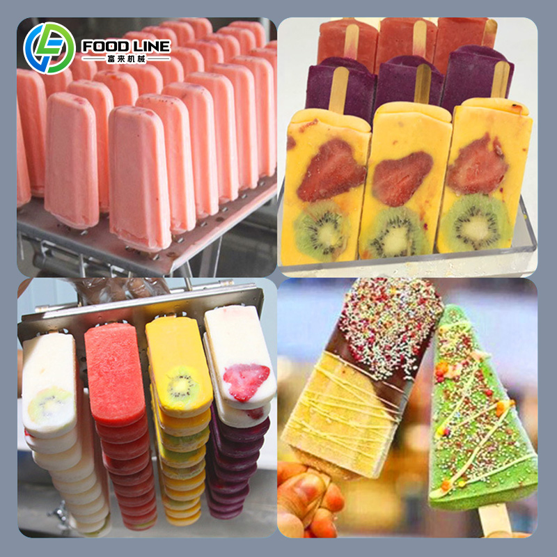 Industrial Mass Production Beverage Shop Popsicle Ice Pop Making Machine