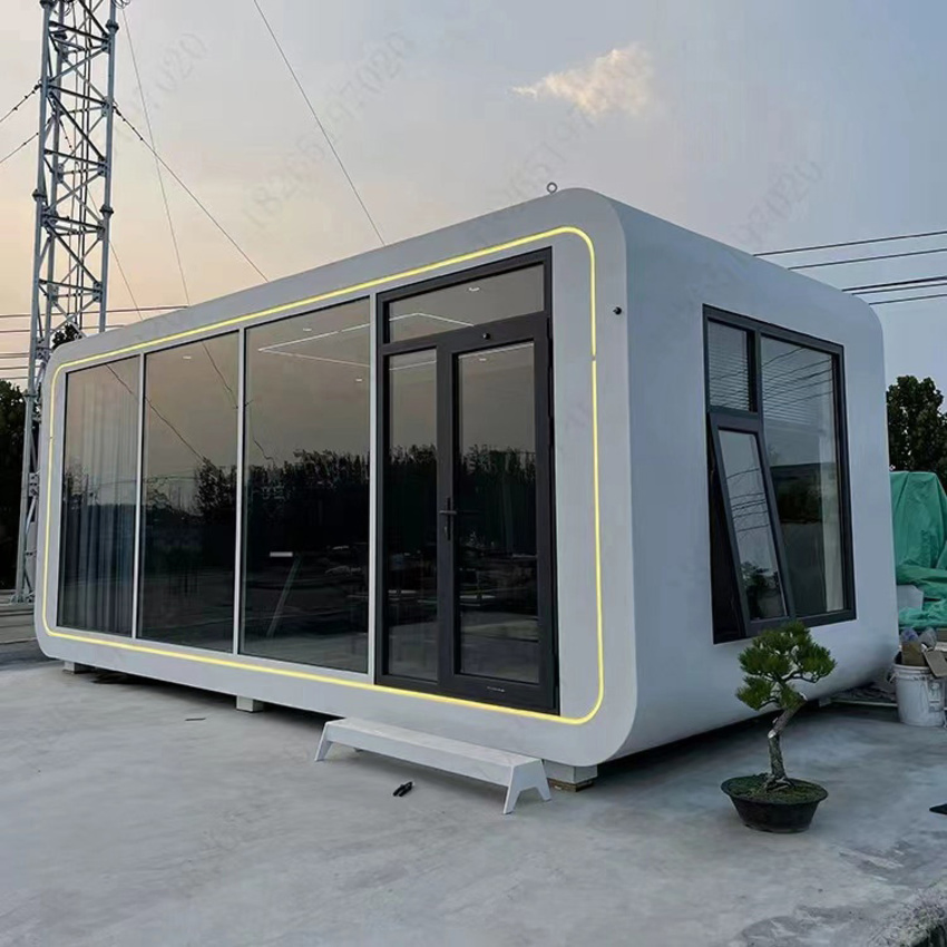 Dxh Low Cost Prefab Container Module Capsule Home Apple Cabin for Sale