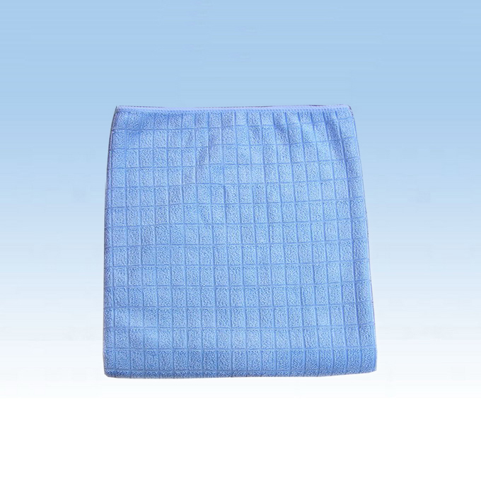 Microfiber Shining Cloth in Grip Shape Microfiber Cleaning Cloth (CN3638)