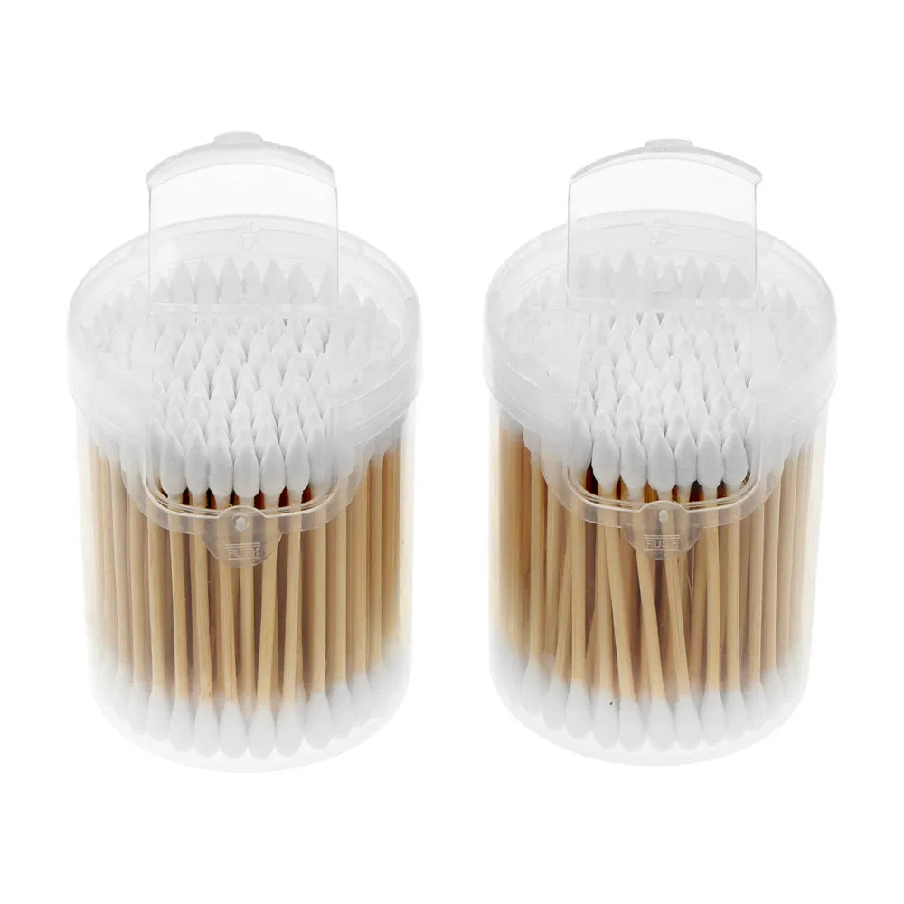 Lightweight Disposable Bamboo Stick Biodegradable Cotton Swab for Keyboard Crevice Cleaning