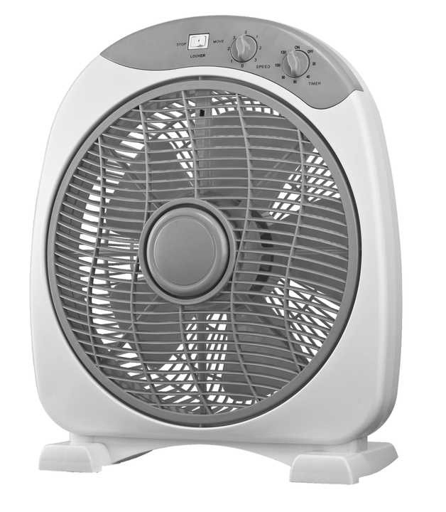 12 Inch Table Fan Box Fan Mini CE Certificate Plastic Home Appliance