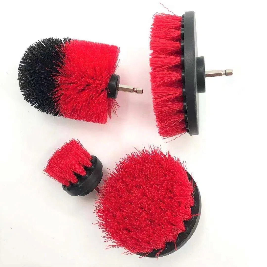 4 PCS Drill Brush Set Multi-Purpose Electric Cleaning Brush Kit Rotary Brush for Drill Drill Brush Attachment Set Drillbrush Power Scrubber