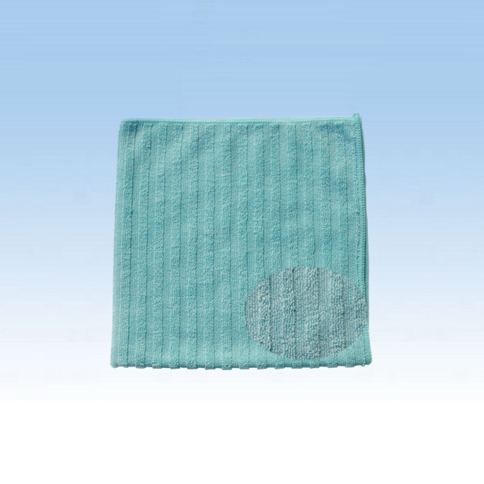 Microfiber Shining Cloth in Grip Shape Microfiber Cleaning Cloth (CN3638)