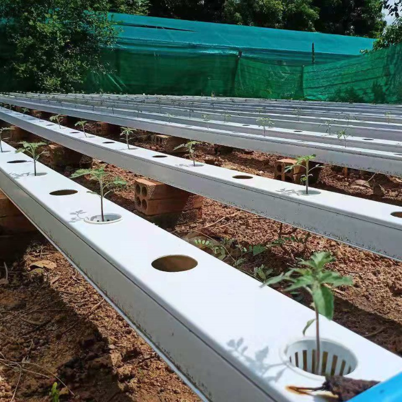 Soilless Farming Techniques 100X50 Channel Square PVC Channel