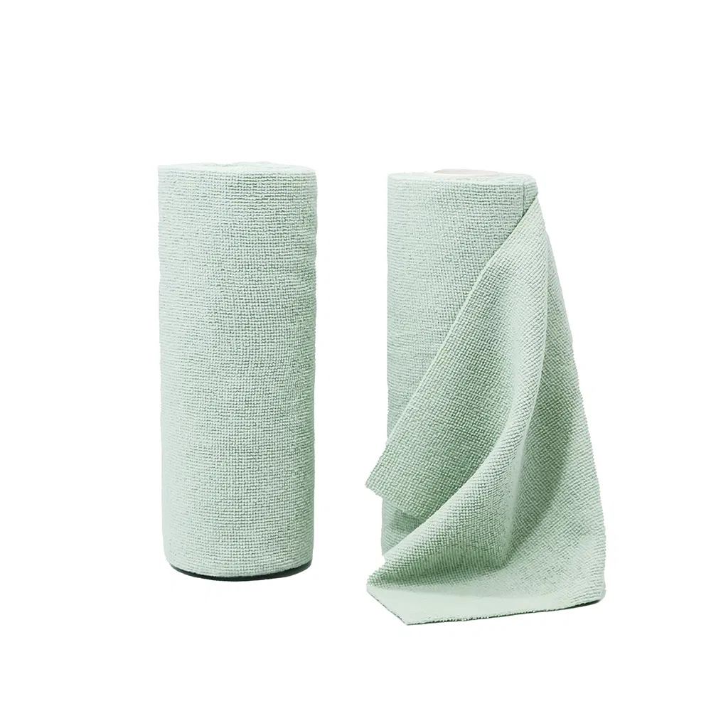 Tear Away Microfiber Cloths Roll 50 Pack Reusable Towels Washable Absorbent Tear off Microfiber Towel Car Drying Cleaning Cloth