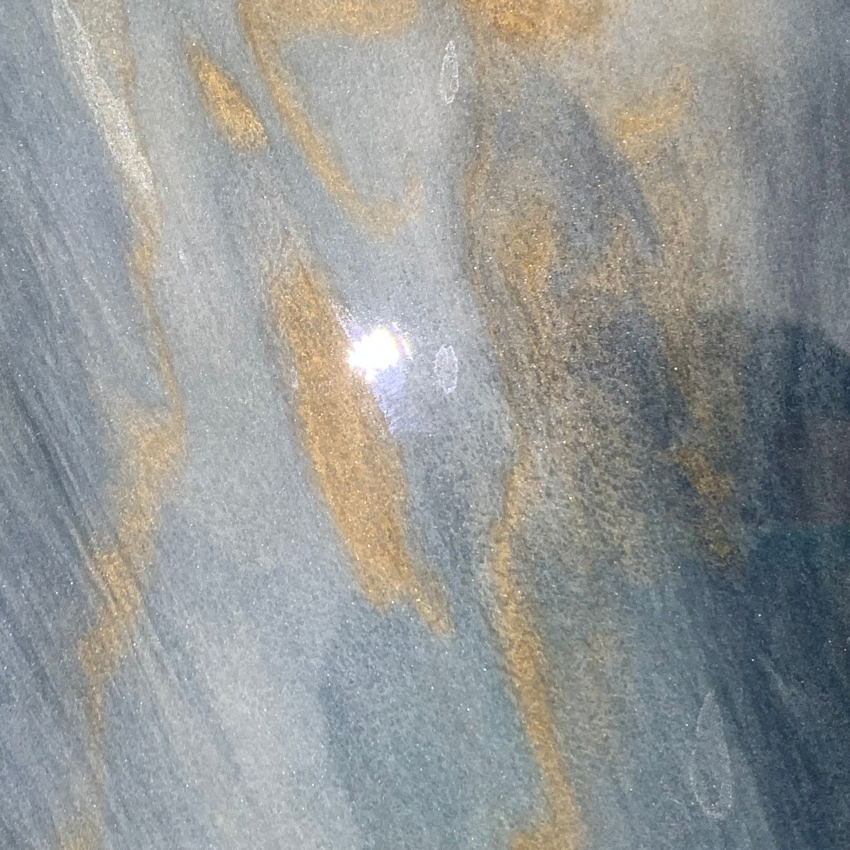 Epoxy Mirror with Flash Paint Finish