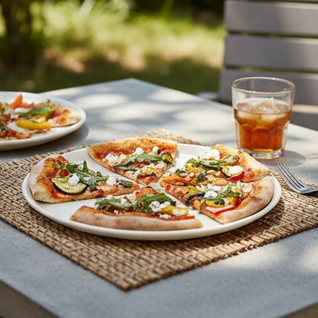 Eco-Friendly Sugarcane Bagasse Pizza Pan - Disposable Baking Solution