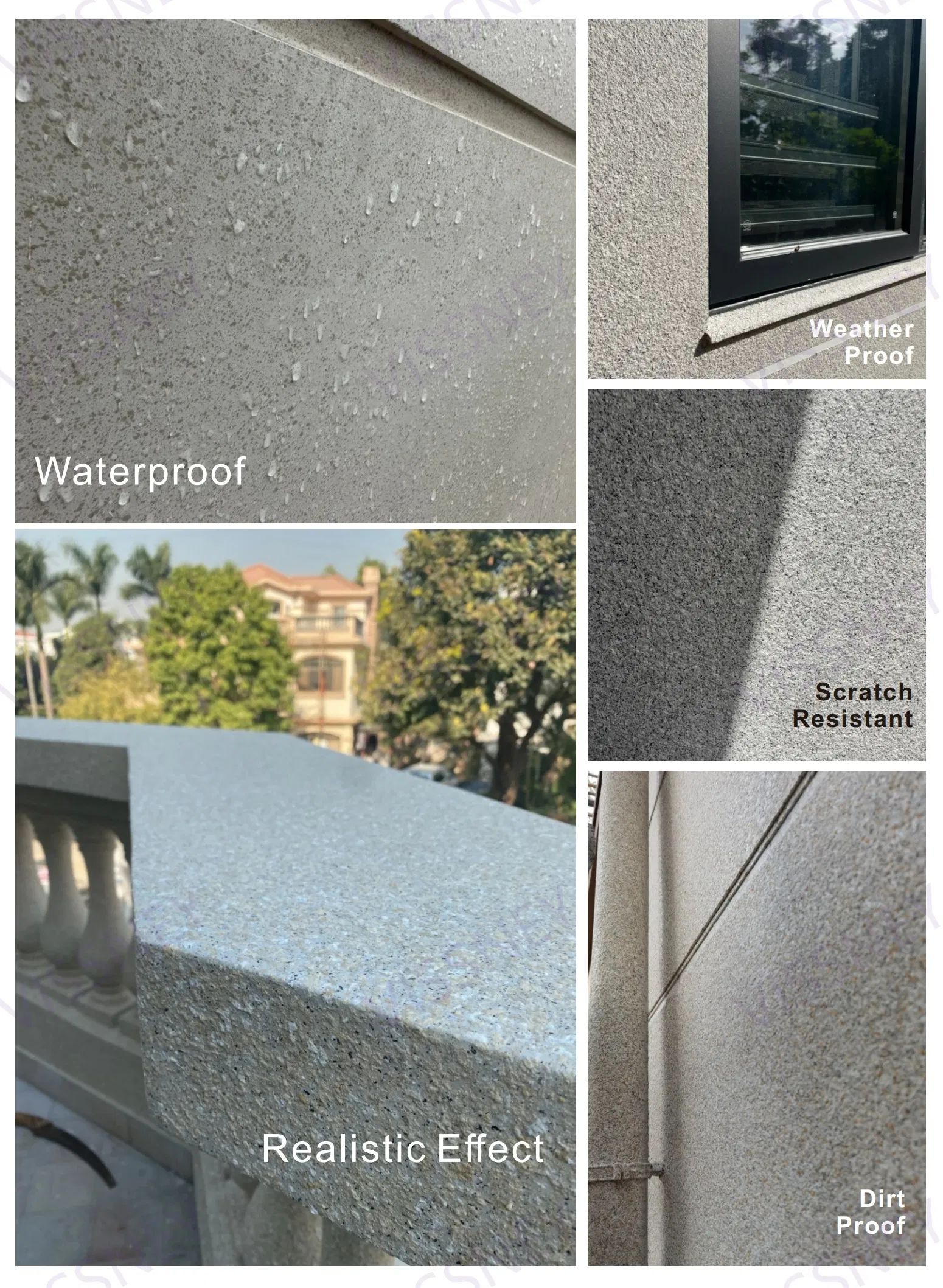 Carrara Stone Paint Finish