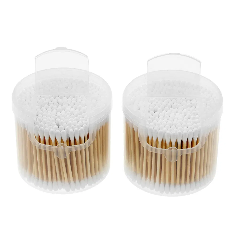 Lightweight Disposable Bamboo Stick Biodegradable Cotton Swab for Keyboard Crevice Cleaning