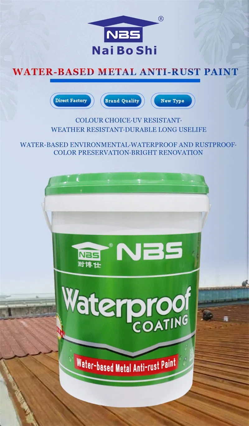 Nbs-130 Water-Based Metal Paint Strong Adhesion Corrosion Resistant Eco Friendly Custom Color Finish