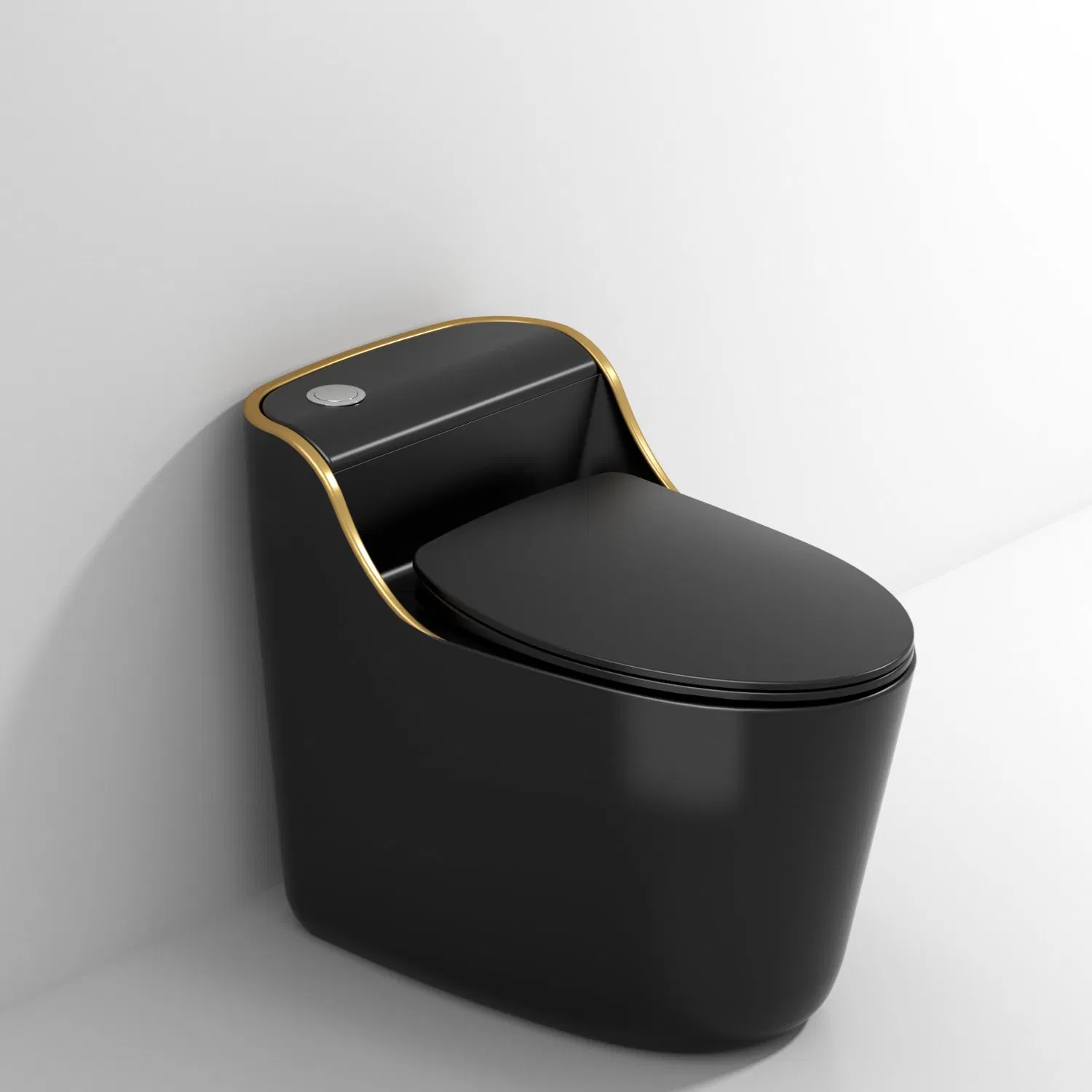 Sanitary War Bathroom Wc Ceramic Green Blue Water Closet Bowl Floor Mounted Porcelain Matt Black One Piece Toilet