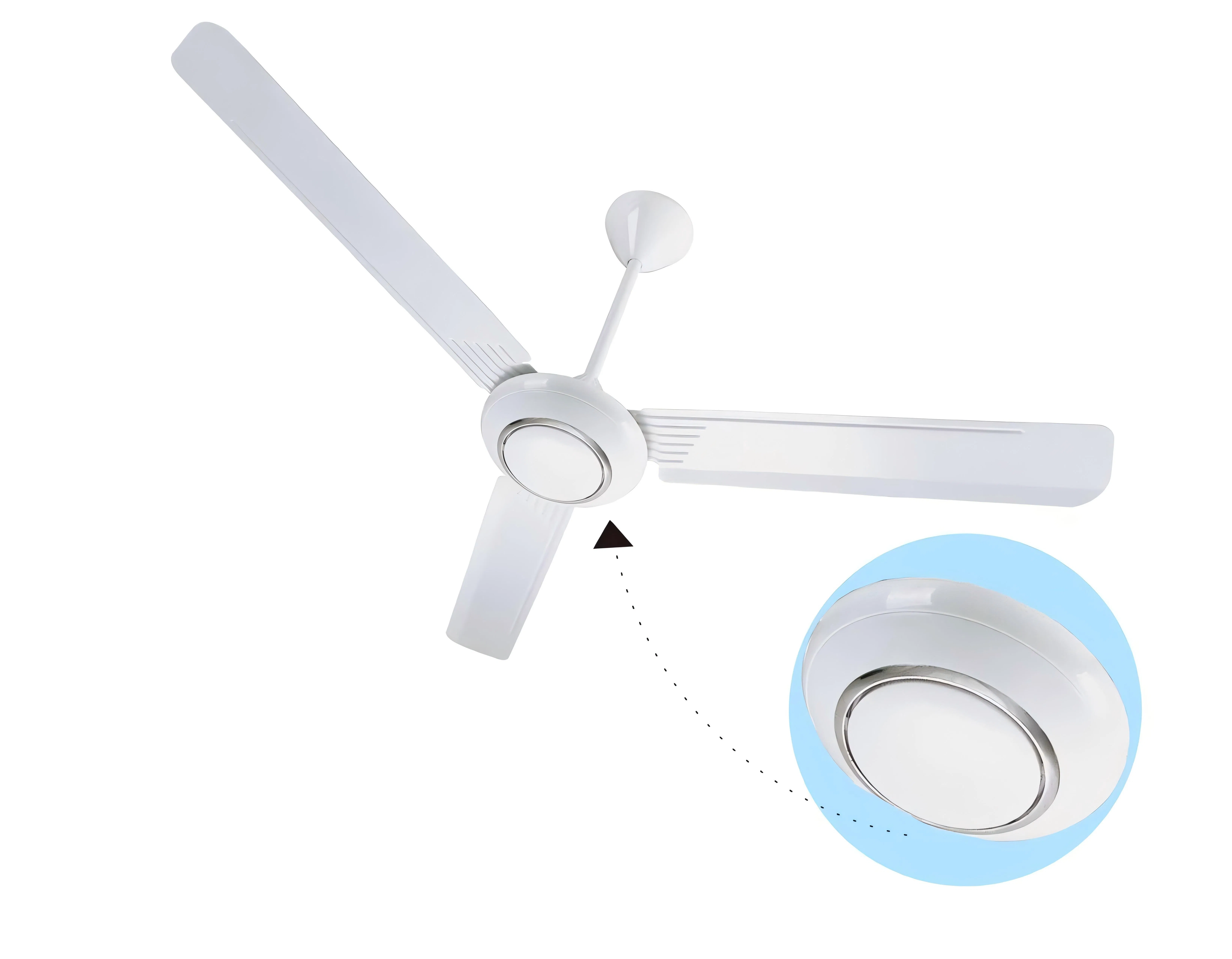 Solar Acdc 56inch Industrial AC Ceiling Fan Energy-Efficient Ceiling Fan