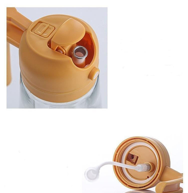 2-in-1 Olive Oil Sprayer Bottle Oil Dispenser with Pourer for Cooking
