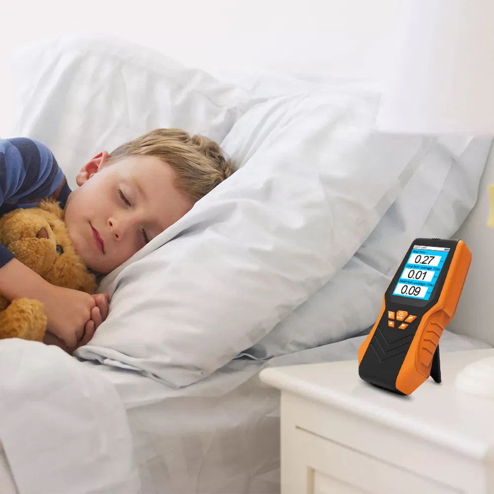 Indoor Air Quality Monitor with LCD Display Radon Gas Detector