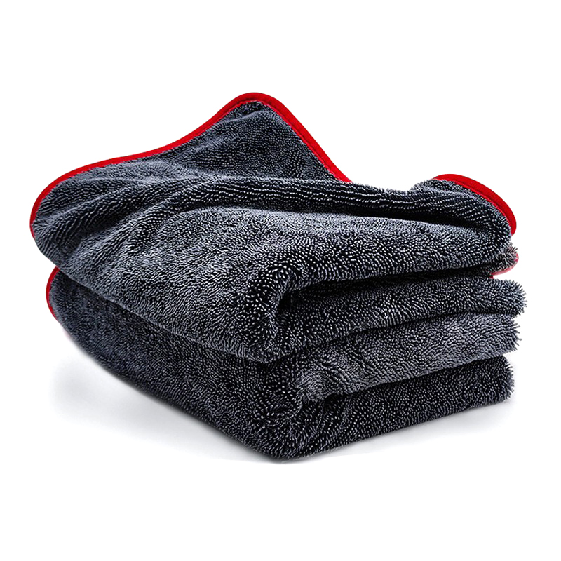 Reusable Washable Water Absorption Custom Thick Microfiber High Wrap Pile Quick Dry Household Car Cleaning Cloth