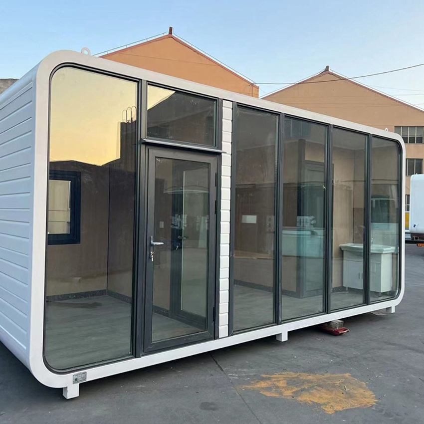 Dxh Low Cost Prefab Container Module Capsule Home Apple Cabin for Sale