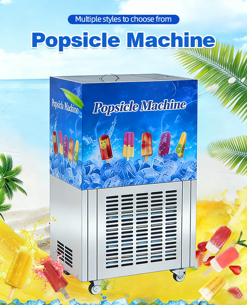 Commercial Multi-Mold Popsicle Making Machine