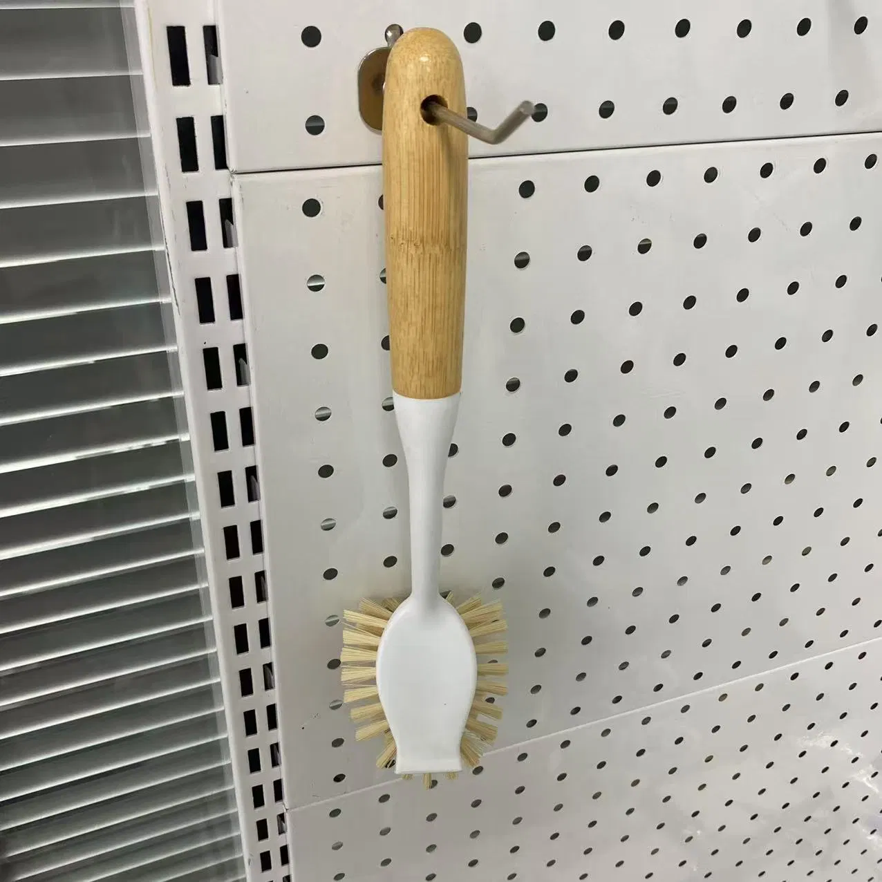 Best Selling Wooden Bamboo Cleaning Pot Brush Biodegradable Palm Sisal Dish Kitchen Brushes