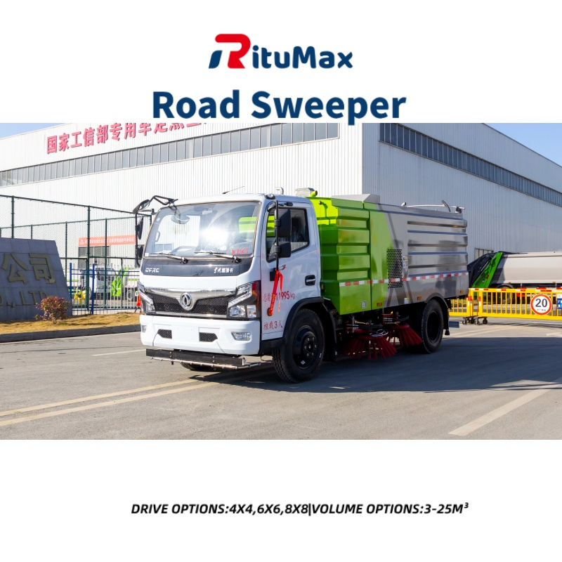 Eco-Friendly Urban Street Cleaning Vehicle for Sustainable Sanitation Solutions