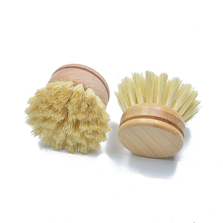 100% Biodegradable Zero Waste Natural Eco Friendly Wooden Wood Bamboo Pot Pan Cup Dish Bottle Kitchen Cleaning Brush