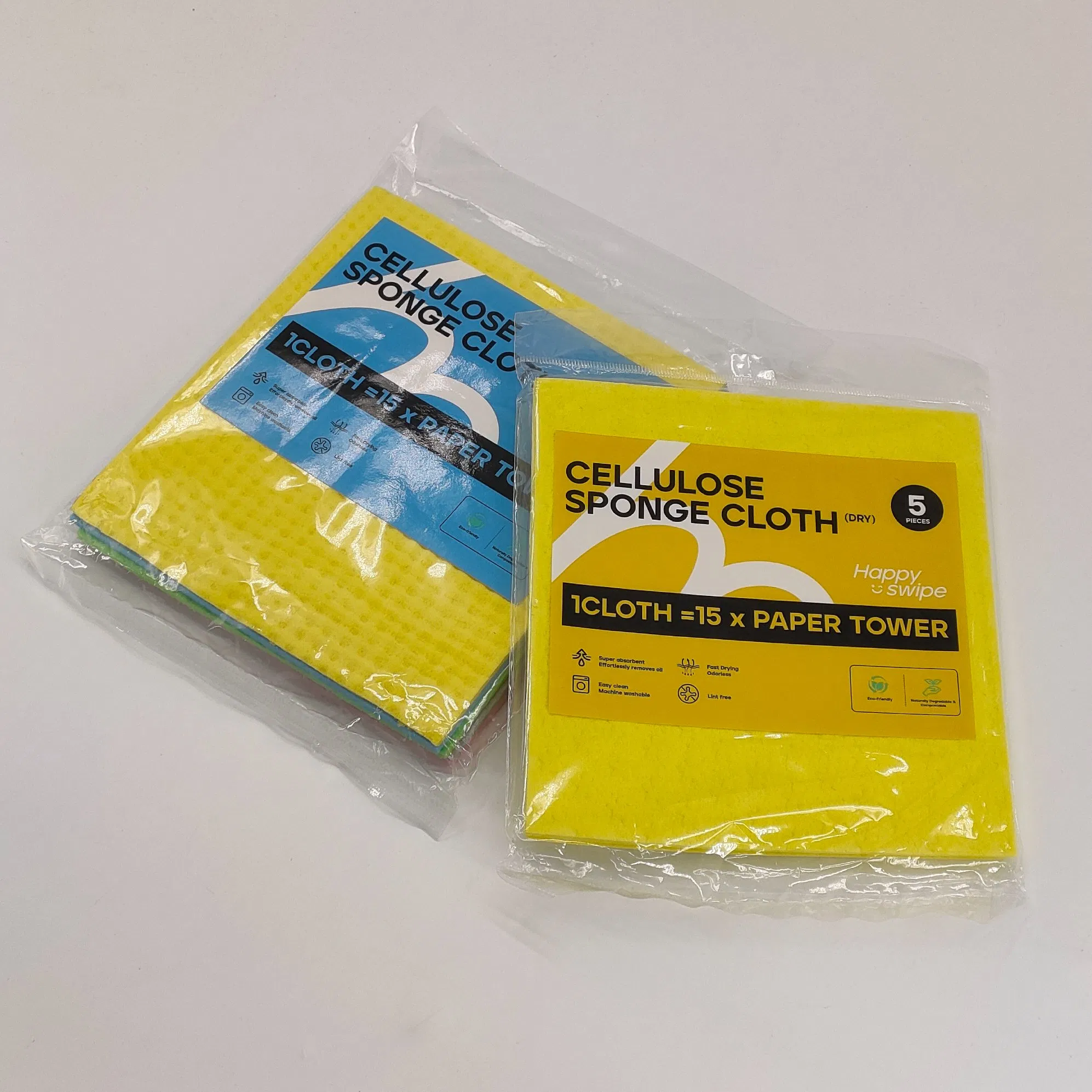 Reusable Dishcloth Cellulose Sponge Cloths Cleaning Cloths