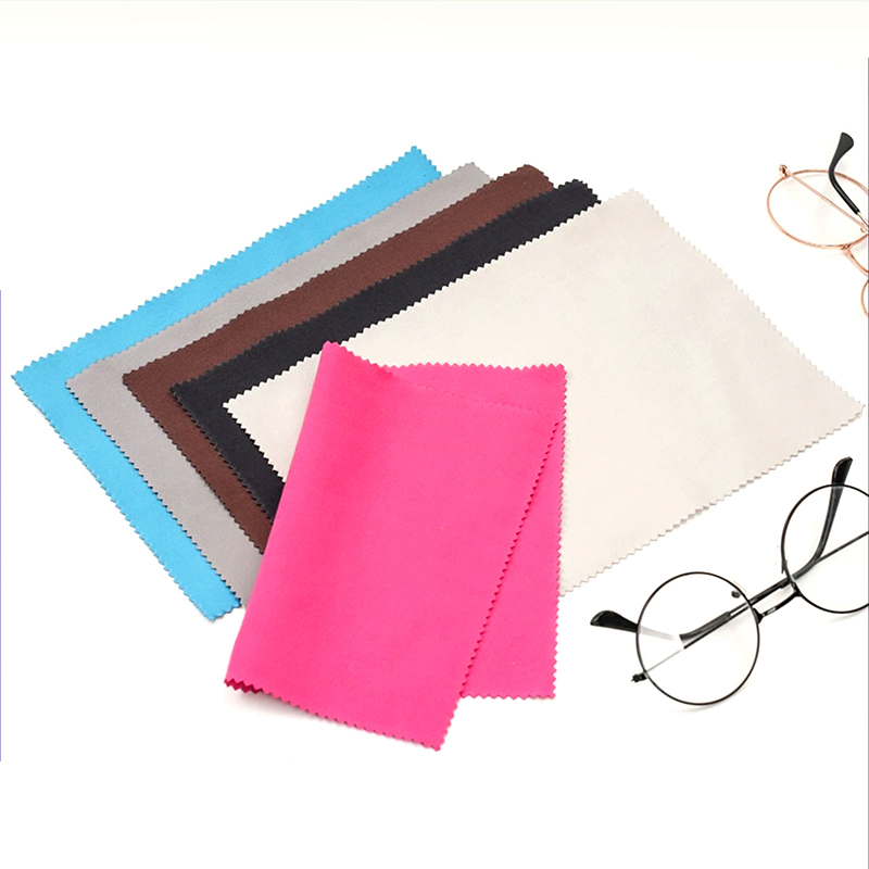 Wholesale Cheap Custom Logo Print Reusable Mobile Phone Computer Screen Camera Lens Sunglass Eyeglass Glasses Soft Microfiber Cleaning Cloth for Promotion Gift