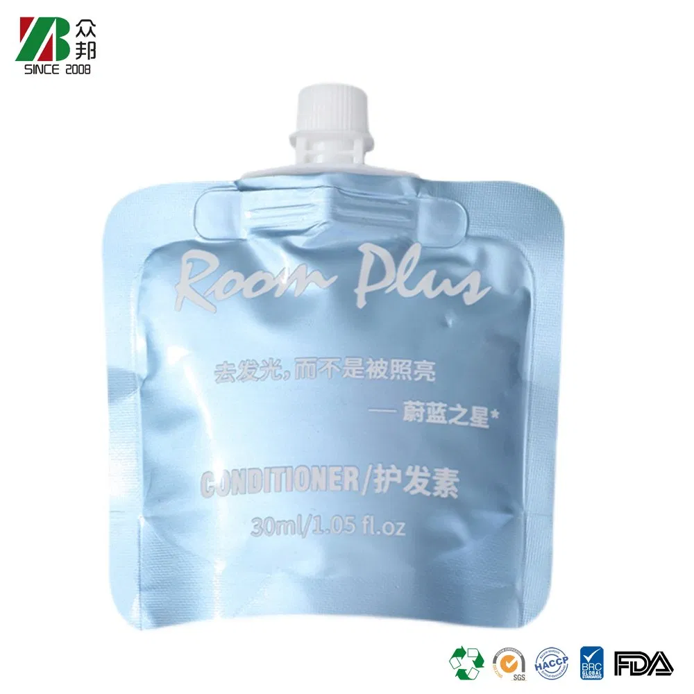 Travel Skincare Packaging Plastic Cosmetics Liquid Stand up &nbsp;Pouch Bag