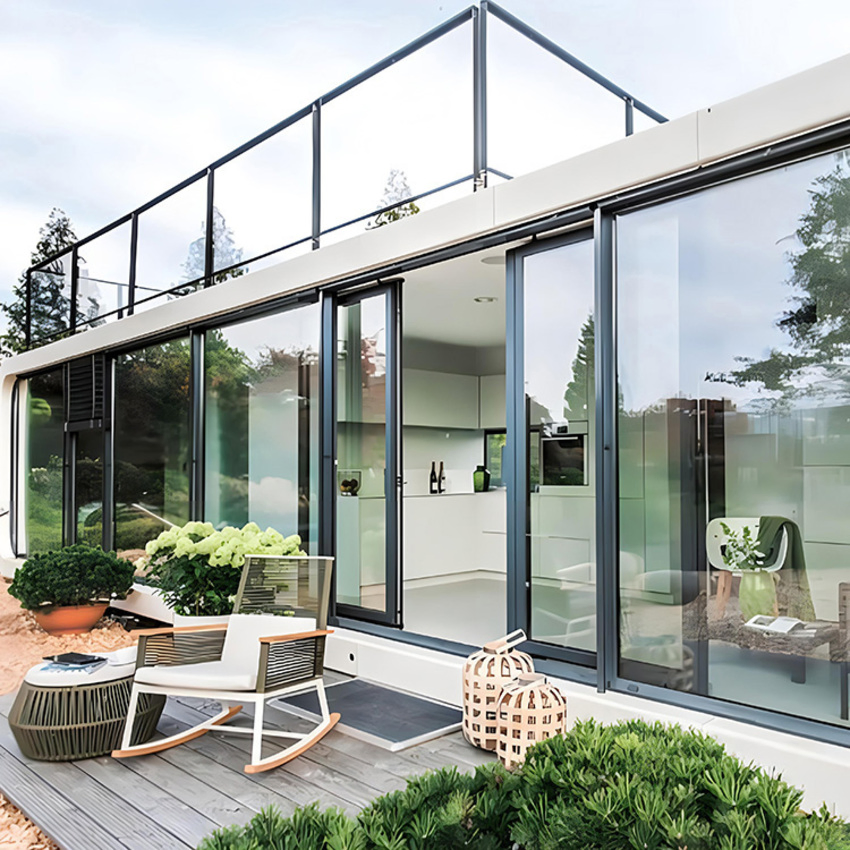 Modern Prefabricated Portable 20FT 40FT Office Pod Soundproof Container Home Apple Cabin