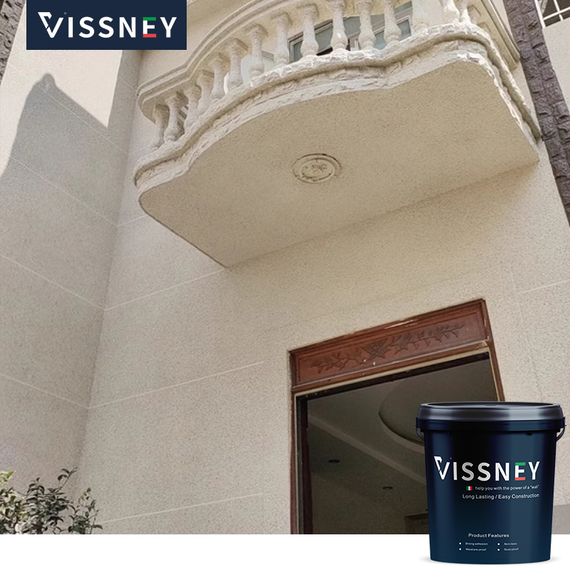 Vissney Exterior Carrara Stone Paint Premium Decorative Wall Texture Finish