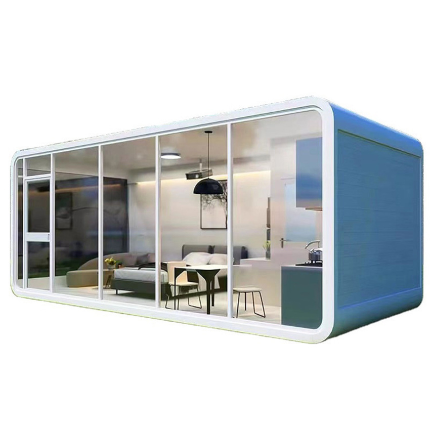 Modern Prefabricated Portable 20FT 40FT Office Pod Soundproof Container Home Apple Cabin