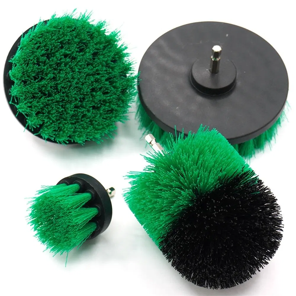 4 PCS Drill Brush Set Multi-Purpose Electric Cleaning Brush Kit Rotary Brush for Drill Drill Brush Attachment Set Drillbrush Power Scrubber