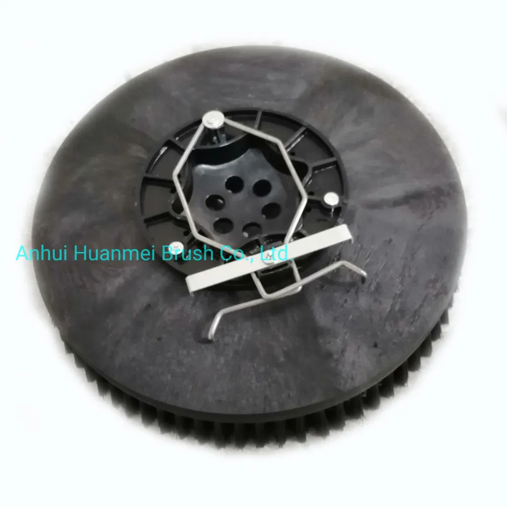 White Nylon Round Floor Cleaning Brushes