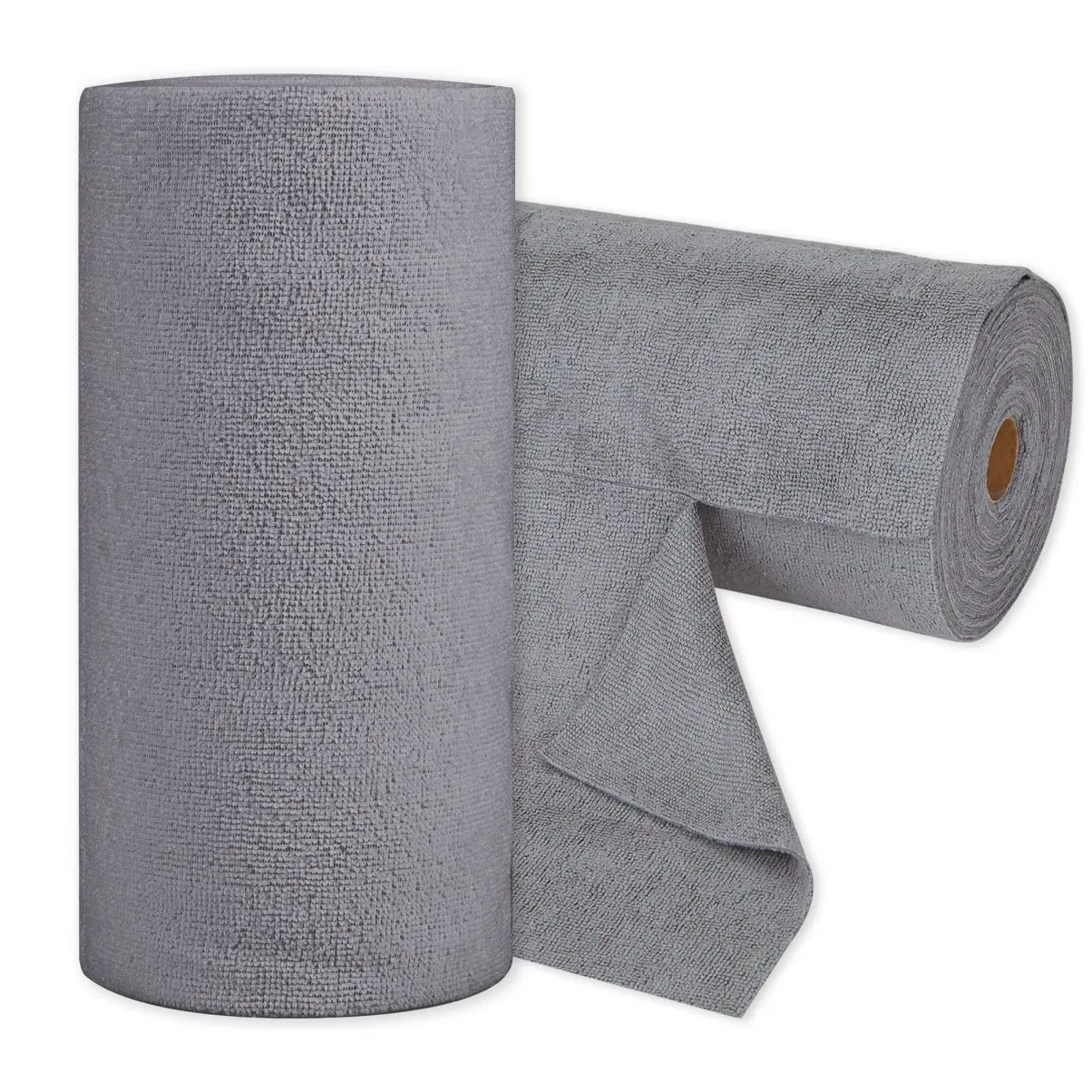 Microfiber Plain Style Reusable Cleaning Cloth Roll for Bathroom Car Kitchen Usage