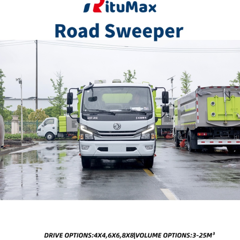 Eco-Friendly Urban Street Cleaning Vehicle for Sustainable Sanitation Solutions