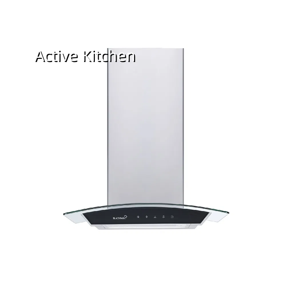 Sleek Energy Efficient Glass Hood for Modern Kitchen Range