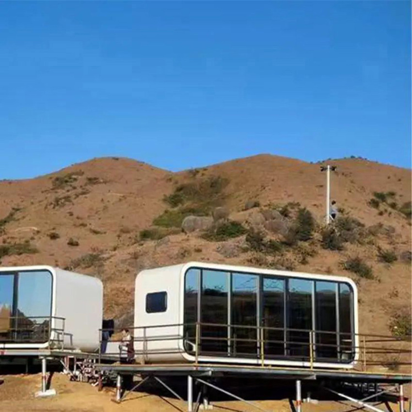 Dxh Low Cost Prefab Container Module Capsule Home Apple Cabin for Sale