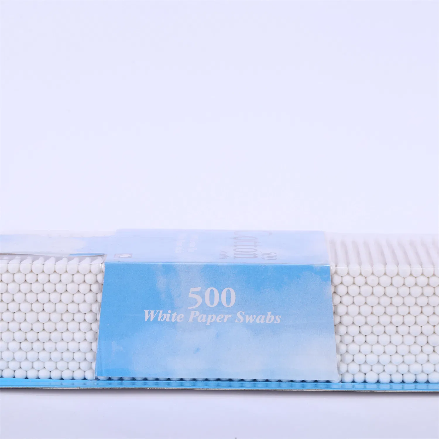 Wholesale Cotton Swabs Biodegradable Paper Stick Cotton Buds Ear Cleaning Qtips in Blister Card